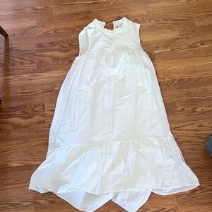 Midi white dress by English factory